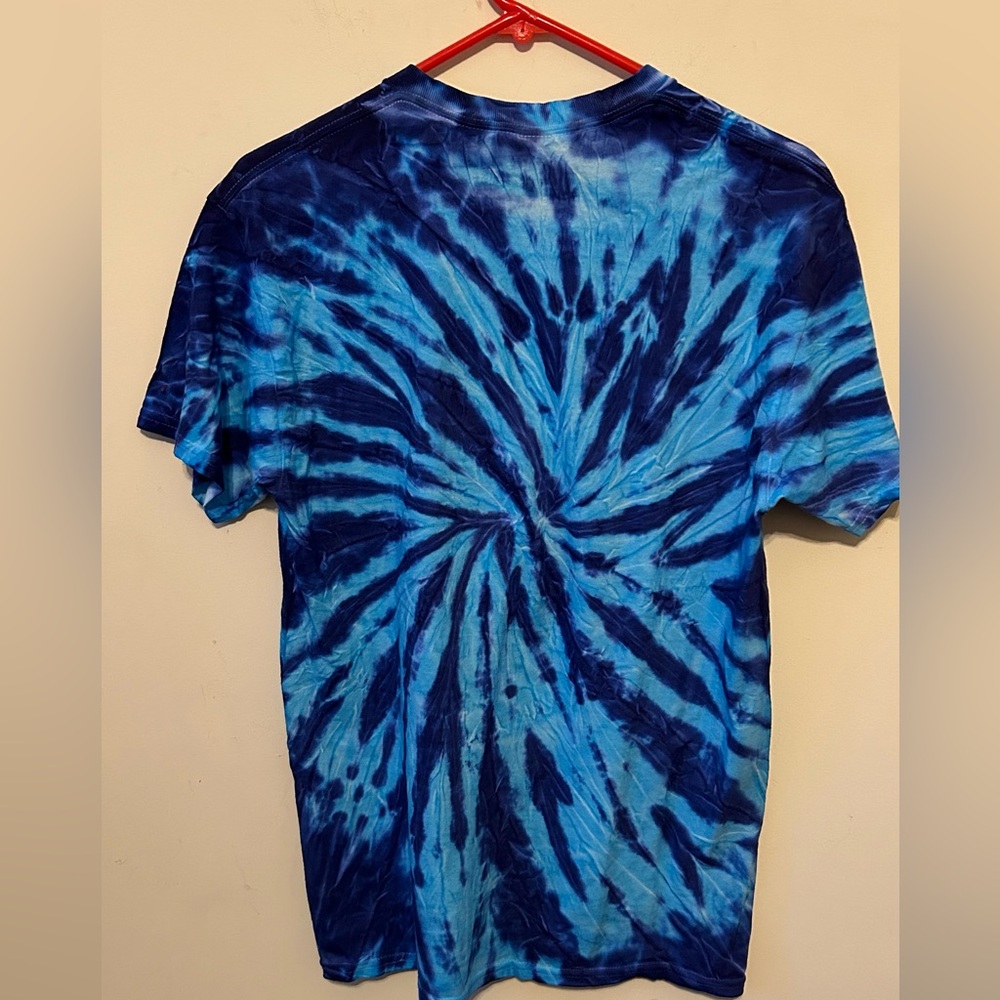 Sunshine Sisters Blue Tie Dyed Be Kind Snowman T-shirt SS Women’s Size Medium - Picture 2 of 6